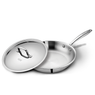 KENT Tri-Ply Frying Pan with SS Lid 22cm