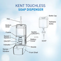 KENT Touchless Soap Dispenser 1Ltr