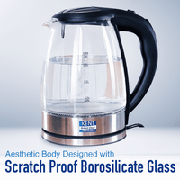 KENT Elegant Electric Glass Kettle