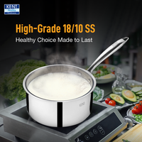 KENT Tri-Ply Sauce Pan with SS Lid 16cm