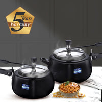 KENT Hard Anodized Pressure Cooker SS Inner Lid 5 Ltr