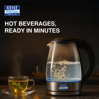 KENT Elegant Electric Glass Kettle
