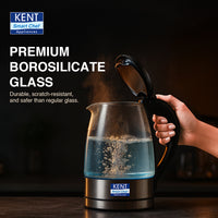 KENT Elegant Electric Glass Kettle