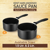KENT Hard Anodised Sauce Pan 2L