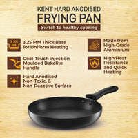 KENT Hard Anodised Fry Pan 22cm