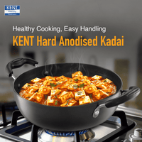 KENT Hard Anodised Kadai 28cm