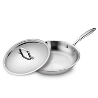 KENT Tri-Ply Frying Pan with SS Lid 26cm
