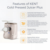 KENT Cold Pressed Juicer Plus