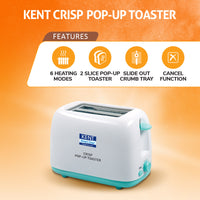 KENT Crisp Pop-Up Toaster