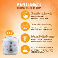 KENT Delight Electric Rice Cooker