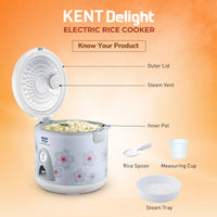 KENT Delight Electric Rice Cooker