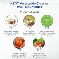 KENT Vegetable Cleaner – Wall Mountable