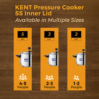 KENT SS Pressure Cooker Inner Lid 5 Ltr