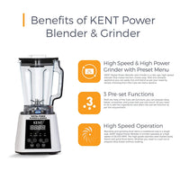 KENT Digital Power Blender and Grinder